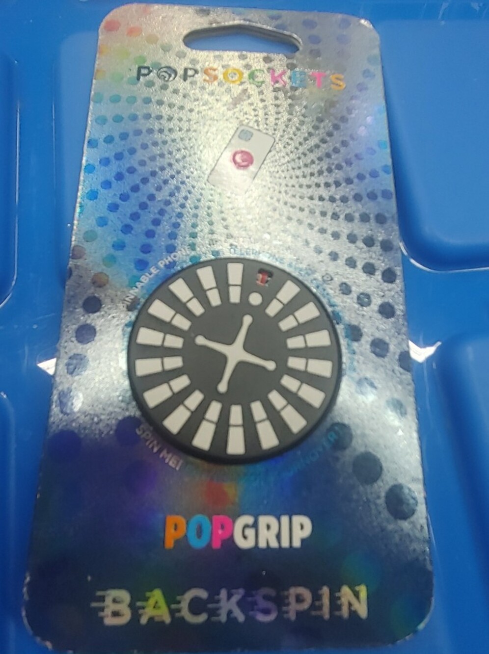 PopSockets POPGRIP Backspin Gray Phone Grip